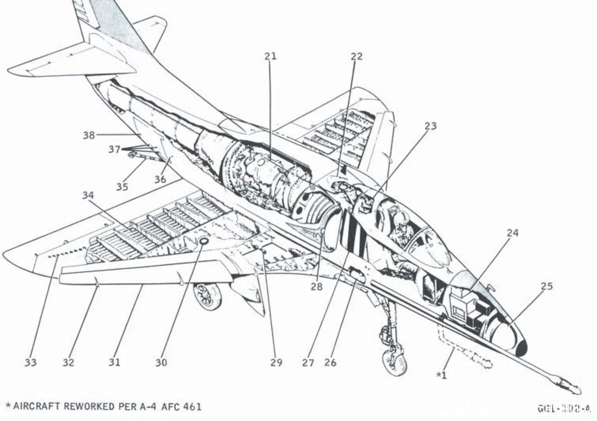 美国 道格拉斯 a-4 skyhawk天鹰 舰载轻型攻击机