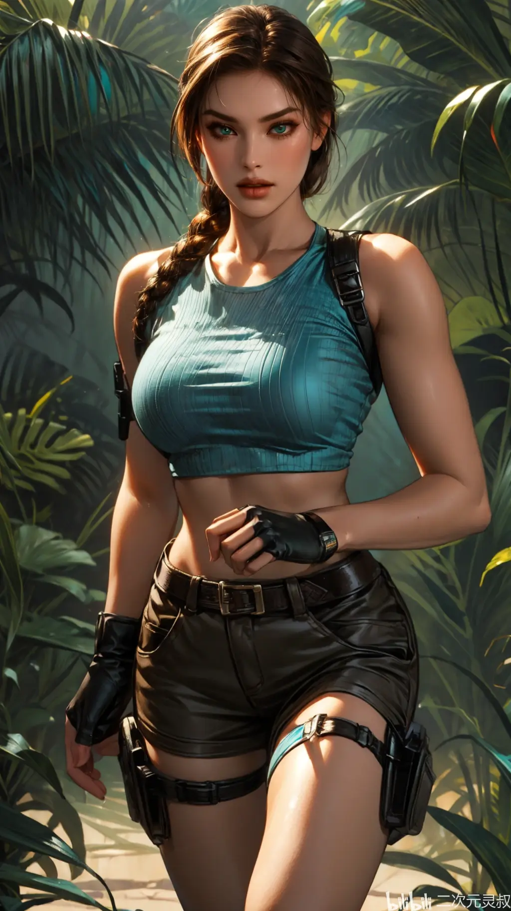 坟里有个姑娘叫劳拉,长得又勾勾又丢丢,一对美丽的大车灯,辫子粗又长