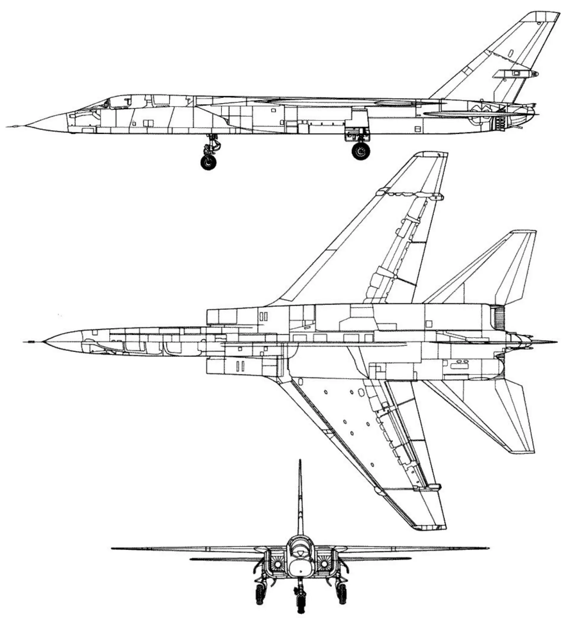 美国ra-5c(a3j)民兵团员vigilante 战术侦察攻击机 - 哔哩哔哩