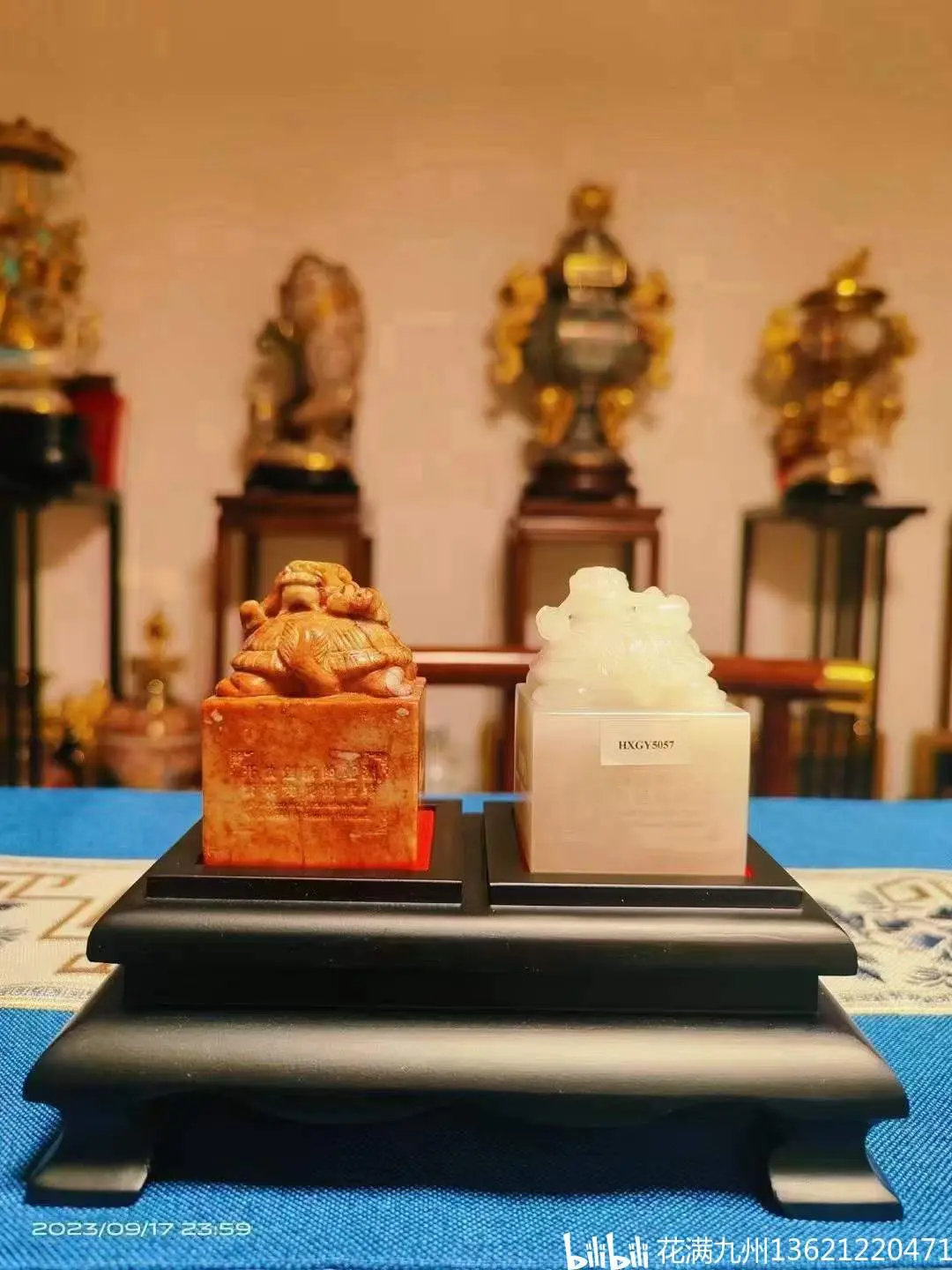 【博鳌徽宝】和田白玉/碧玉各一套 品相全新 该有的都有 正品保证 价