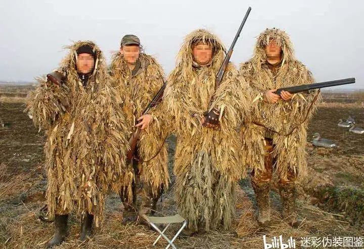 hunting ghillie suit吉利服的材料吉利服的材料大致可
