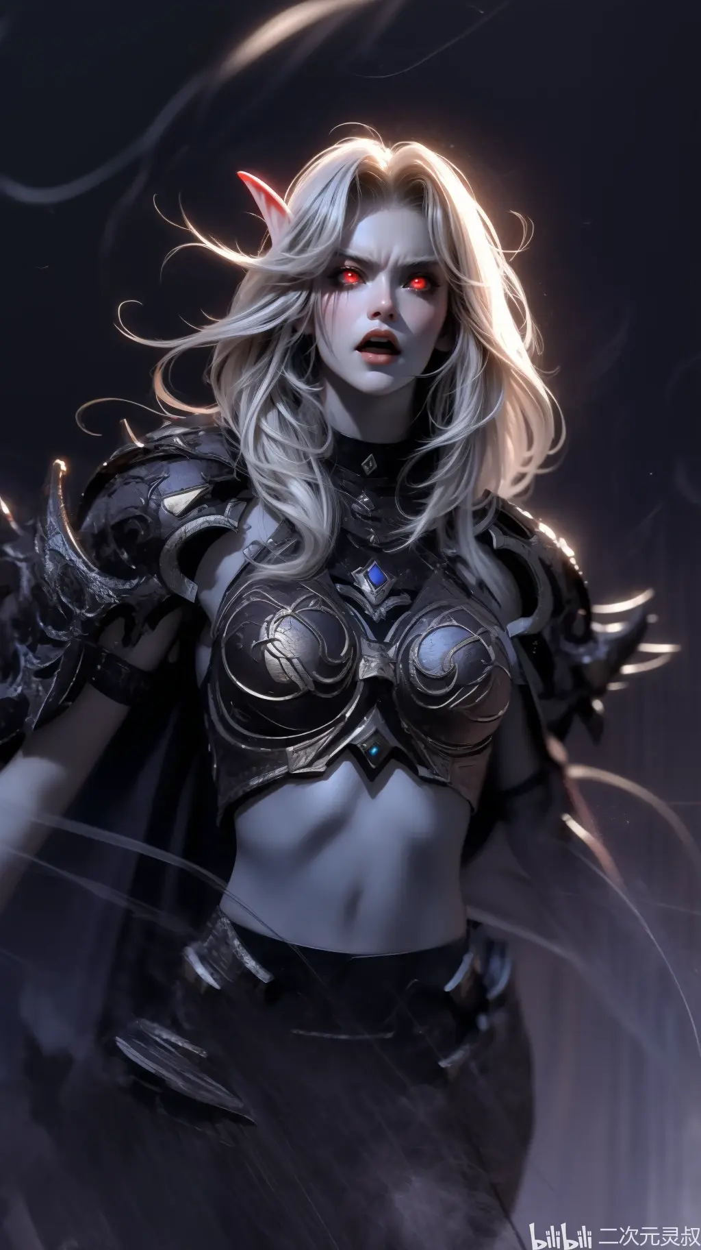 臣服于我回归的黑暗女王希尔瓦娜斯风行者