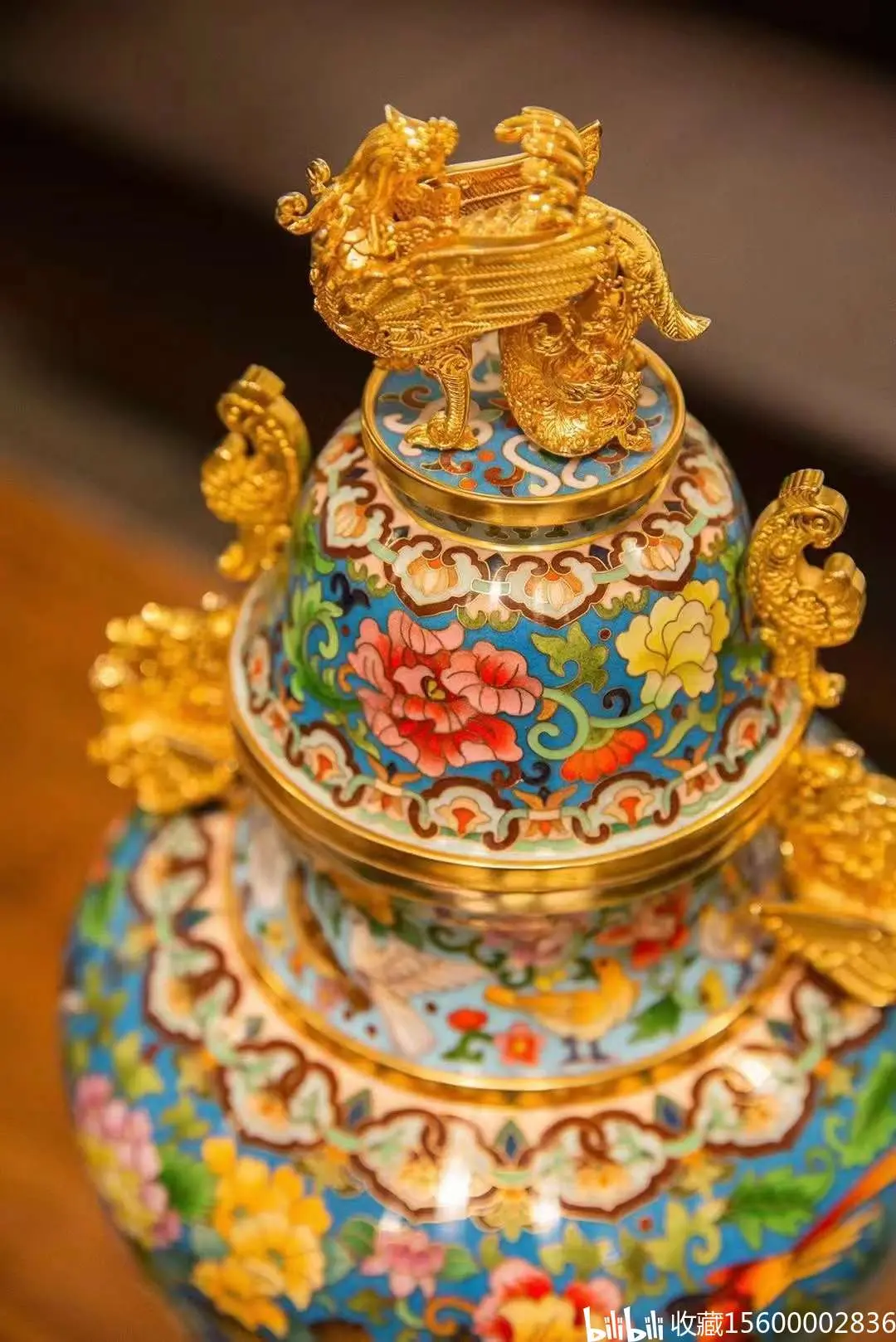 国礼景泰蓝《和平尊》典藏版 钱美华,钟连盛,李静联袂创作景泰蓝