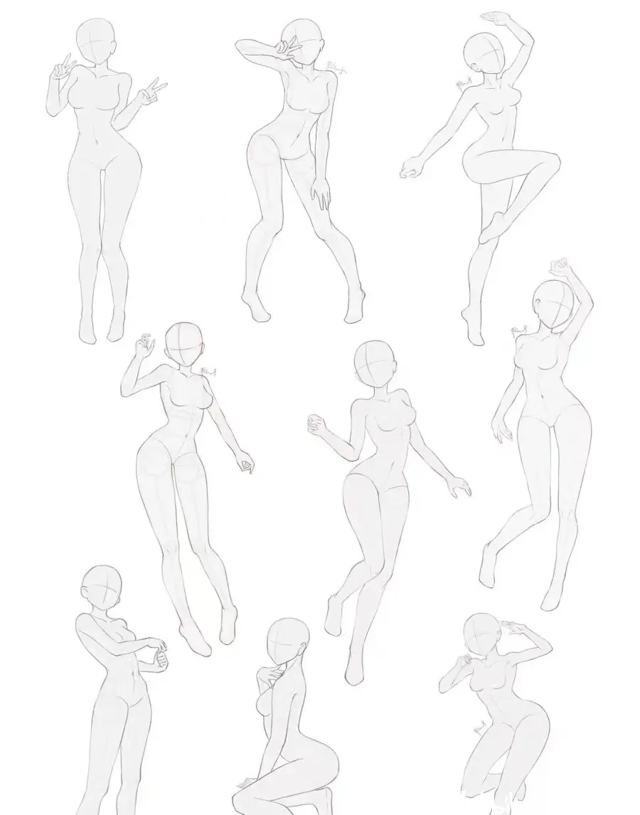 正经的分享,线稿临摹素材,无偿领!