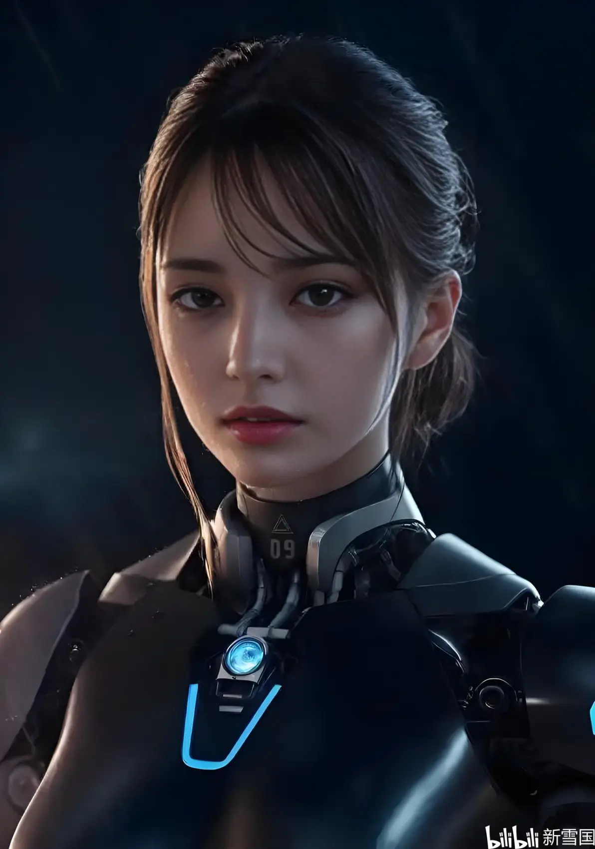 上边这位是真人,美丽可人是吧,可惜你娶不到,那不妨娶个机器人老婆