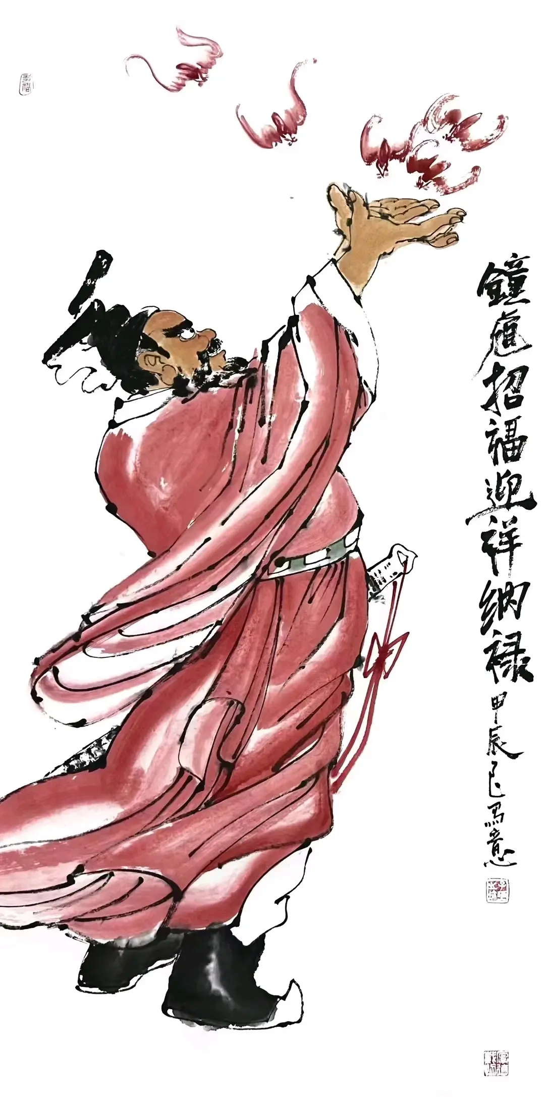 刘子玉国画作品禅意大师,人物绘画 - 哔哩哔哩