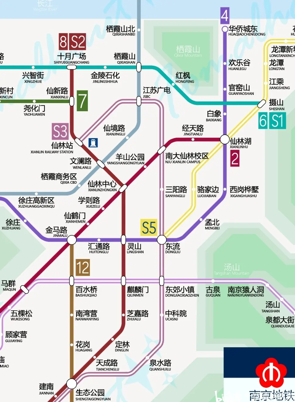 南京地铁2050年线路图4