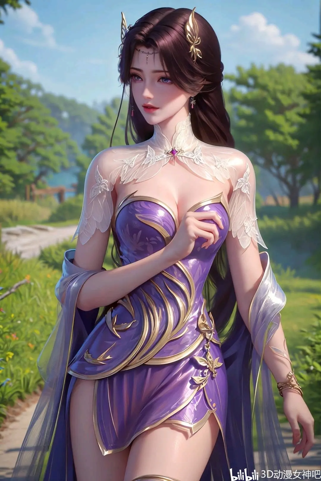 第一期:3d动漫女神合集(1) - 哔哩哔哩