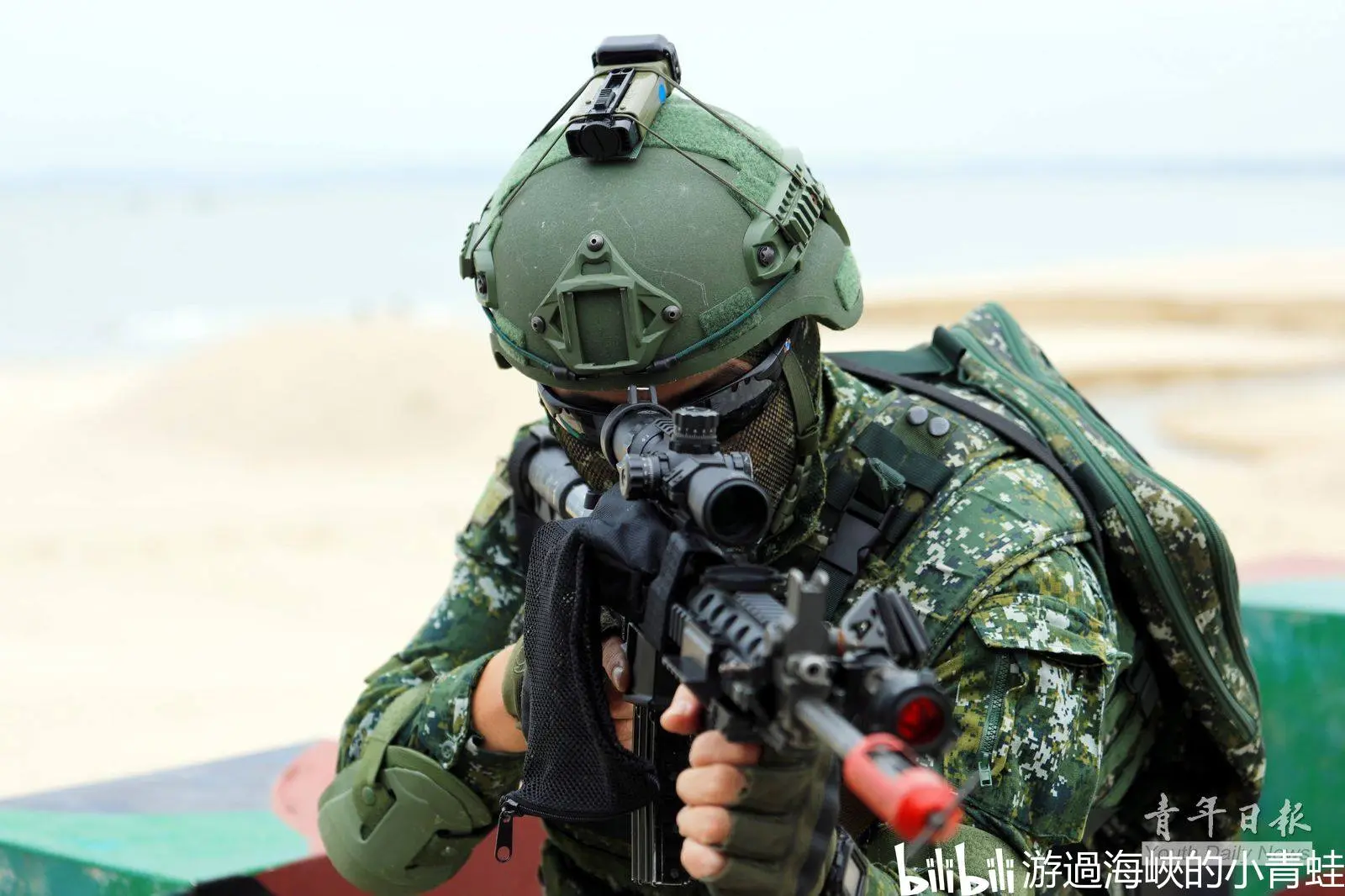 台湾的陆军蛙人 海龙蛙兵真面目
