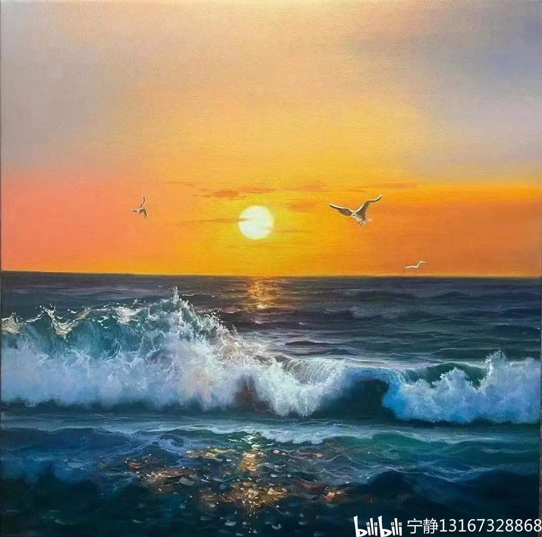 李向标精品油画 写实风景画 画面细腻到位