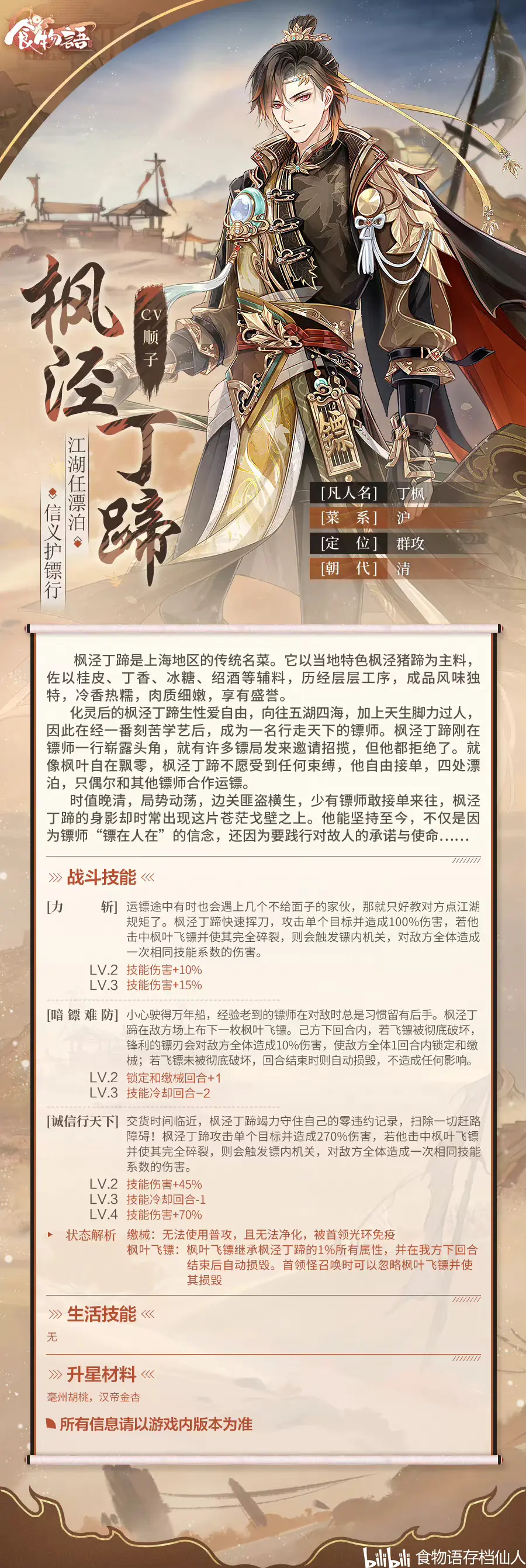 【食物语】全官方食魂技能介绍合集·上(御品食魂)