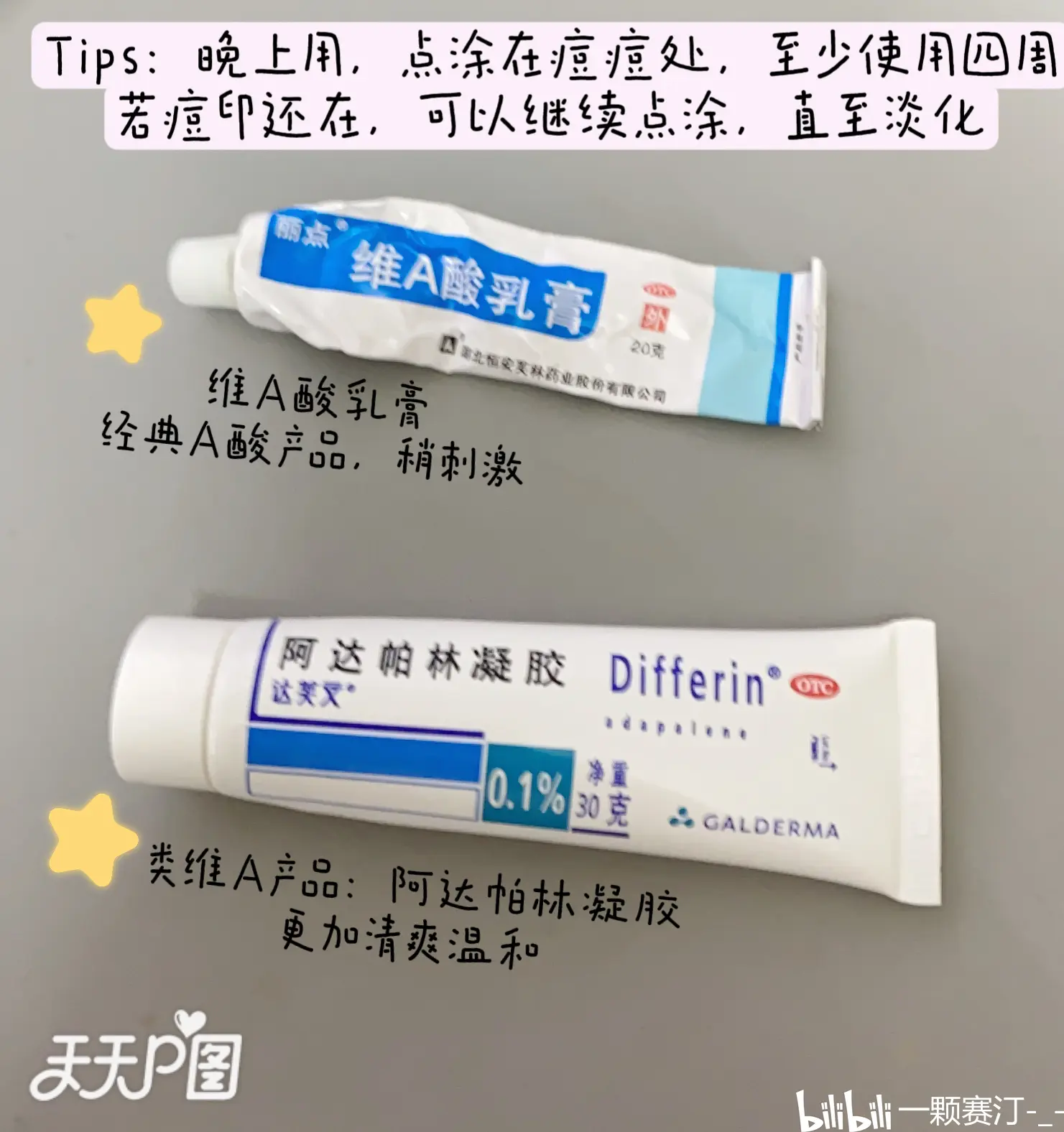 坚持点涂直至痘印变淡26615痘瘪下去后:阿达帕林,维a酸软膏,其他