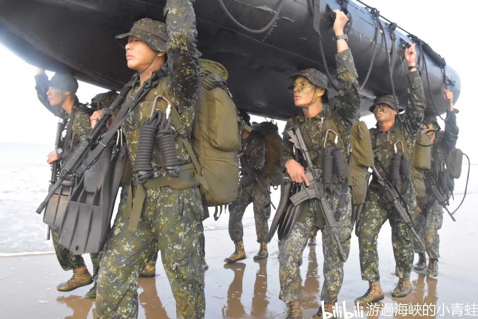 台湾的陆军蛙人 海龙蛙兵真面目