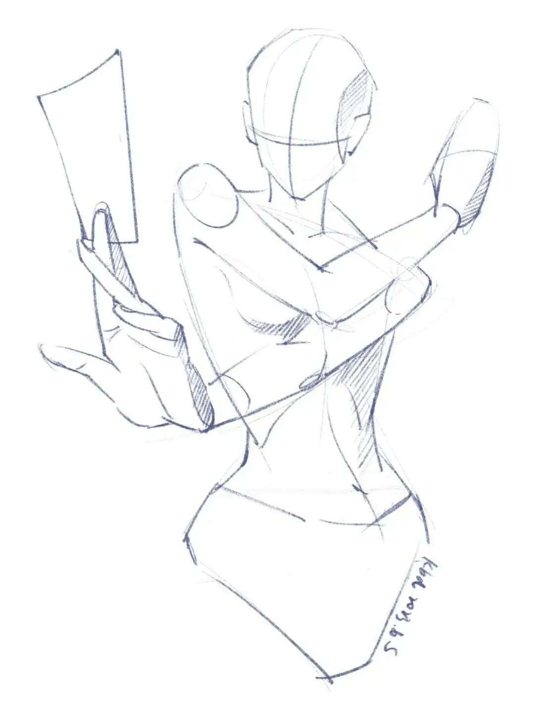 画人体找不到参考?9000 高质量人体练习临摹线稿模板!