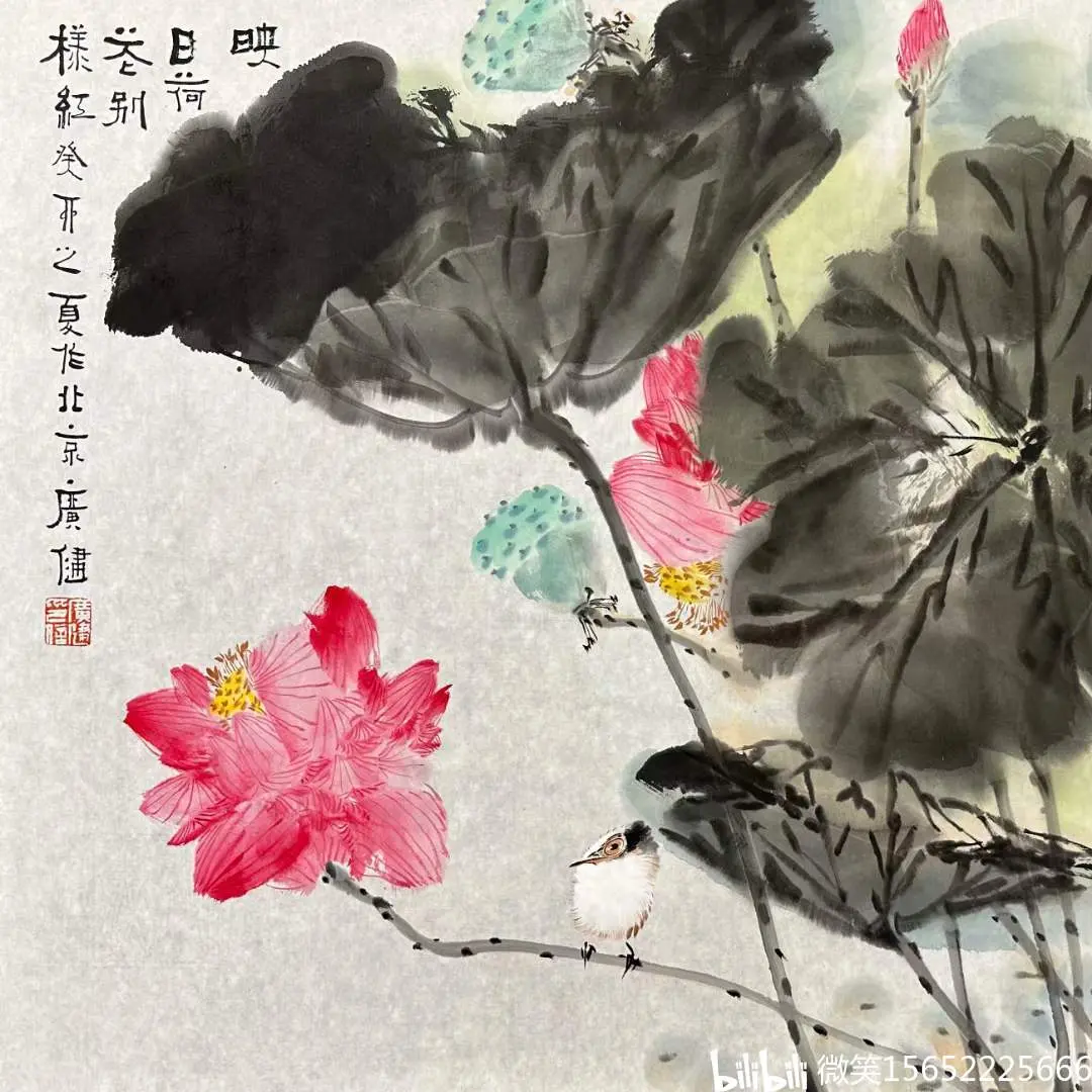 贾广健:当代花鸟没骨画画家,津京画派代表人物作品赏析