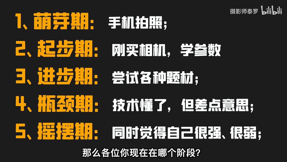 【从零学摄影01期】引子:新手应该如何入门摄影? - 哔哩哔哩