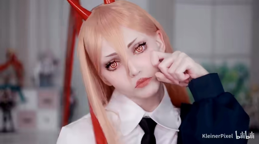 【Kleiner Pixel】帕瓦 鏈鋸人 Cosplay妆容教程 - 哔哩哔哩