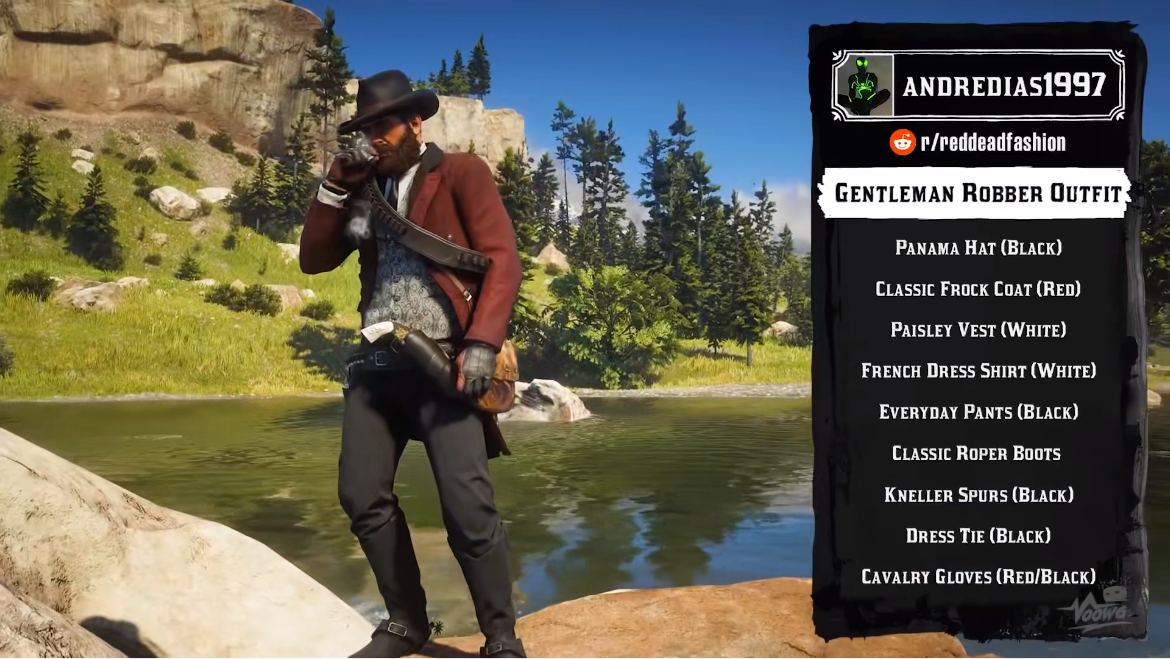 【搬运】荒野大镖客:救赎2 线下20套最棒的服装搭配 - 哔哩哔哩