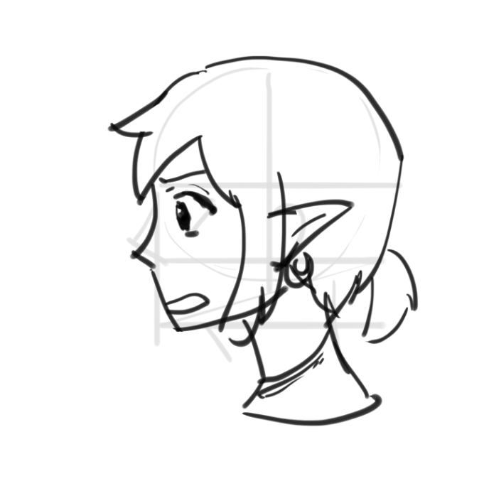 "正侧角度的漫画头部可以这样画!" - 哔哩哔哩