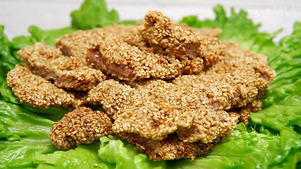 【芝麻牛排】拥有芝麻盔甲美味加成的炸牛排!简直香到逆天啊!