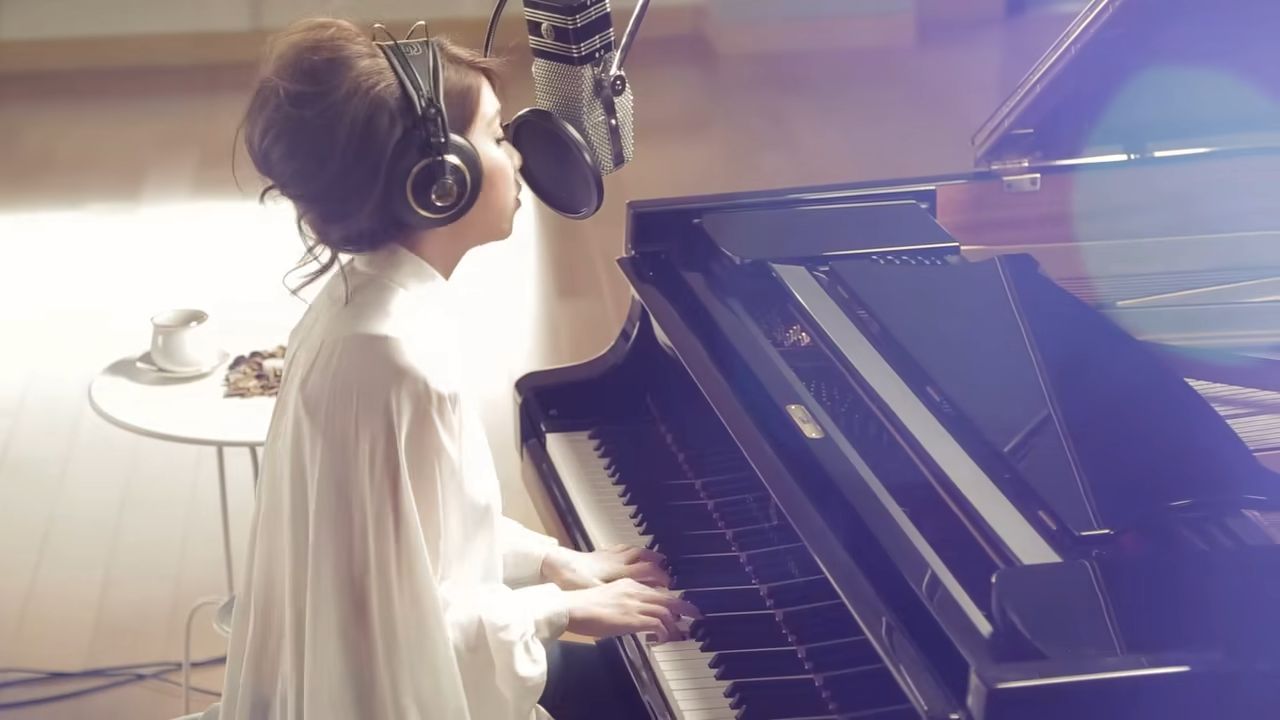 【4k60帧增强版】《我的秘密》gem邓紫棋 (piano session) - 哔哩哔哩