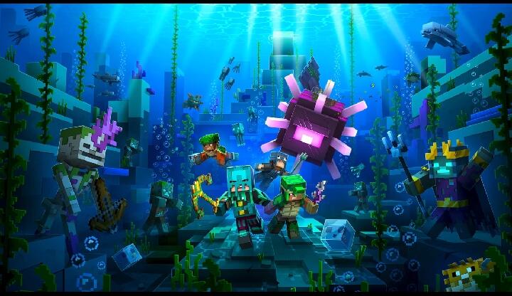 【分享54张2K高清官方Minecraft壁纸（包含原版、地下城、传奇）】 - 哔哩哔哩