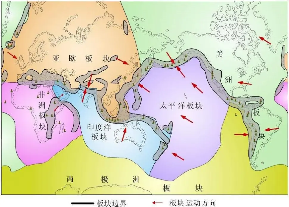 地中海周边地区简图图片