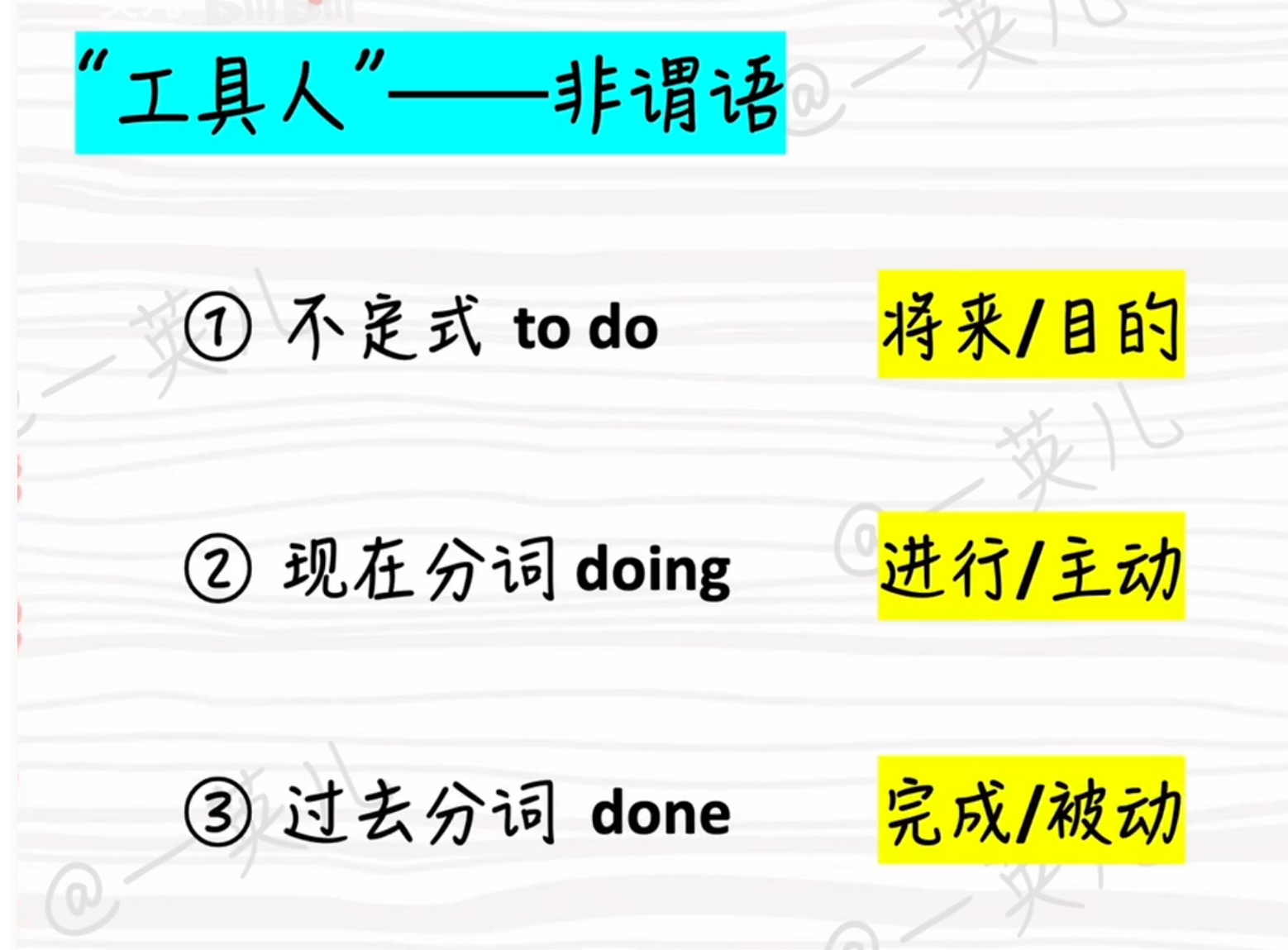非谓语动词 用法指南 动名词 分词 还是不定式 哔哩哔哩 非谓语动词 用法指南 动名词 分词 还是不定式 哔哩哔哩