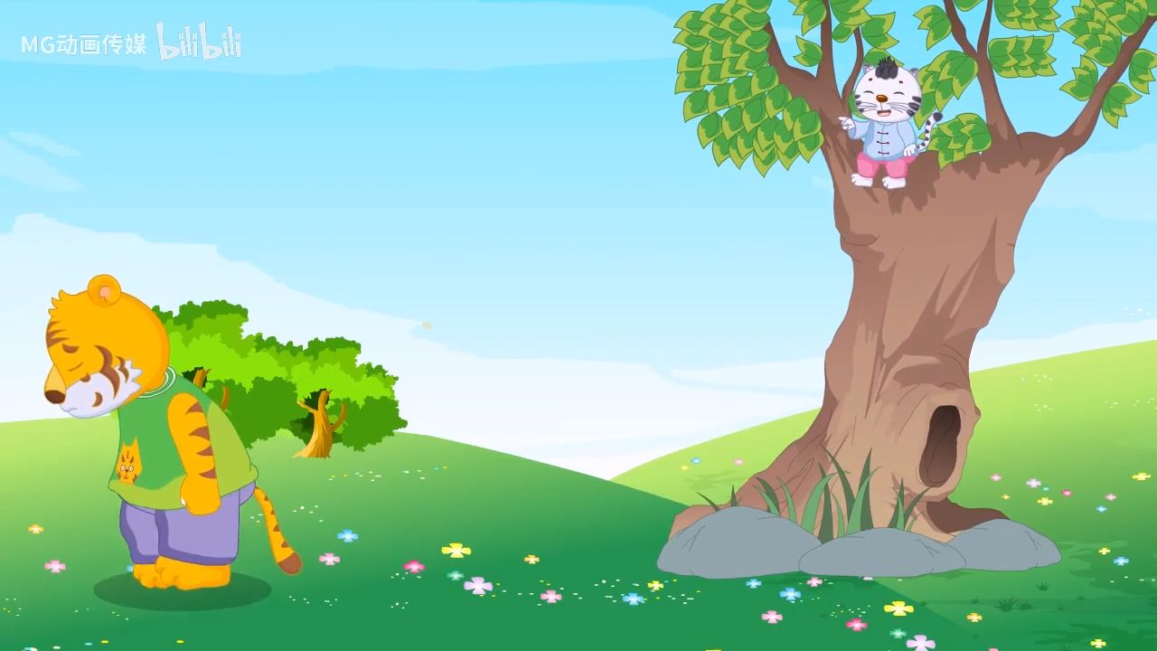 儿童神话童话寓言睡前故事:《老虎拜师》 亲子教育 动画 卡通 启蒙