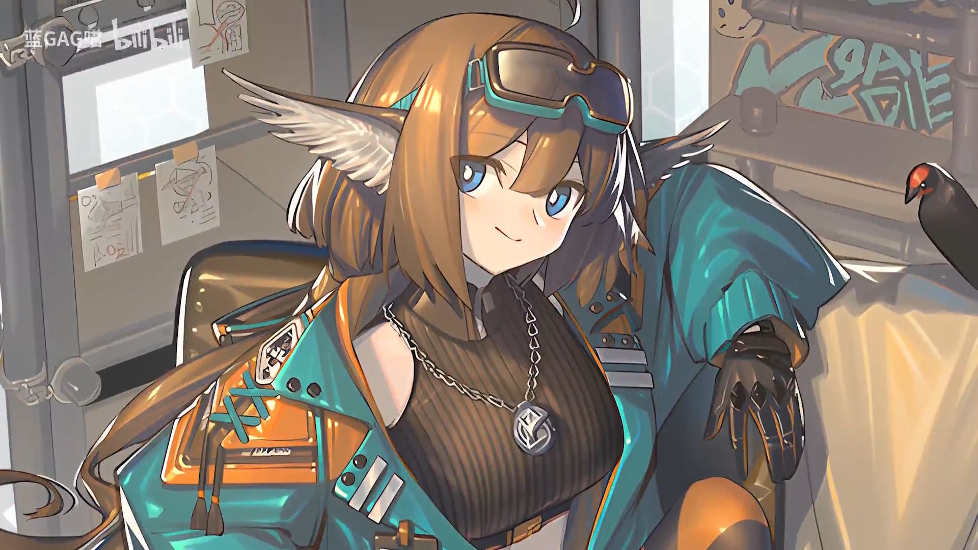 【明日方舟】酸糖 · 新皮肤有多大?慢镜对比才知道!