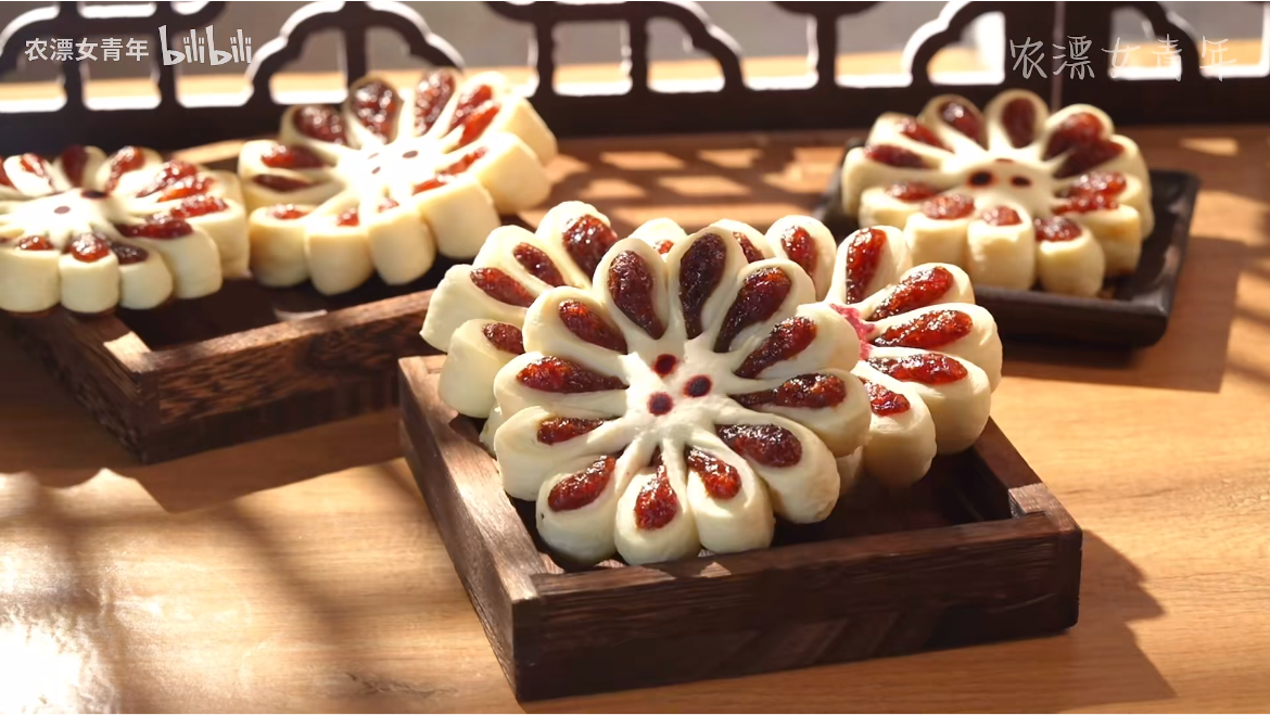 【定格动画】传统京八件之一枣花酥,在家自己就轻松做出来了,好看还