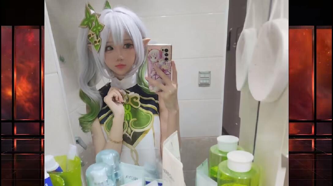 妹妹非要cos小草神给我看 - 哔哩哔哩