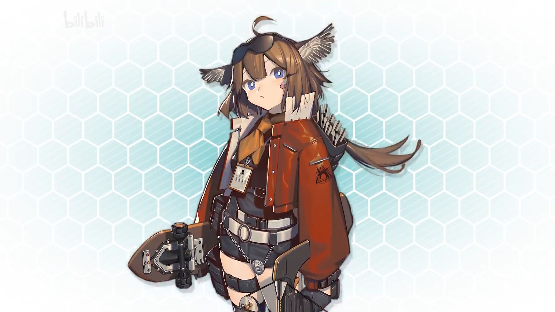 【明日方舟】酸糖 · 新皮肤有多大?慢镜对比才知道!