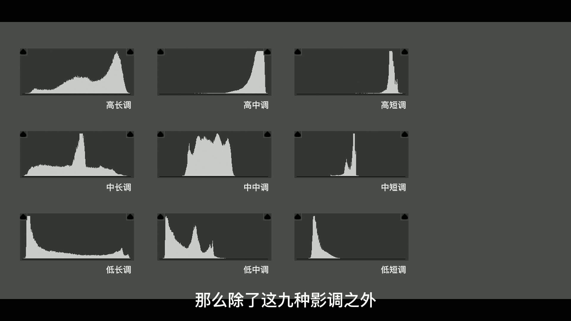 除了这些还有一种明暗反差大,没有什么灰部的照片的影调叫做全长调,没