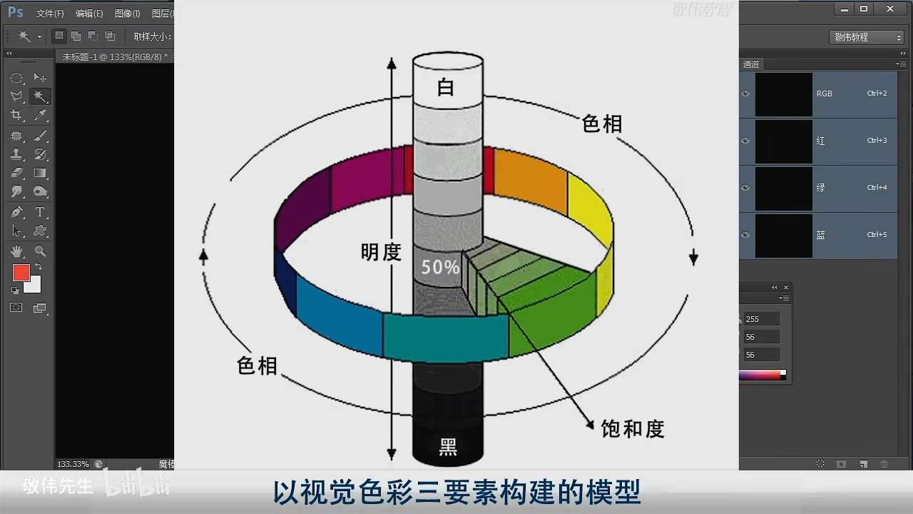 【b站播放量蕞高的ps教程】敬伟ps教程 大合集 - 零基础小白photosho
