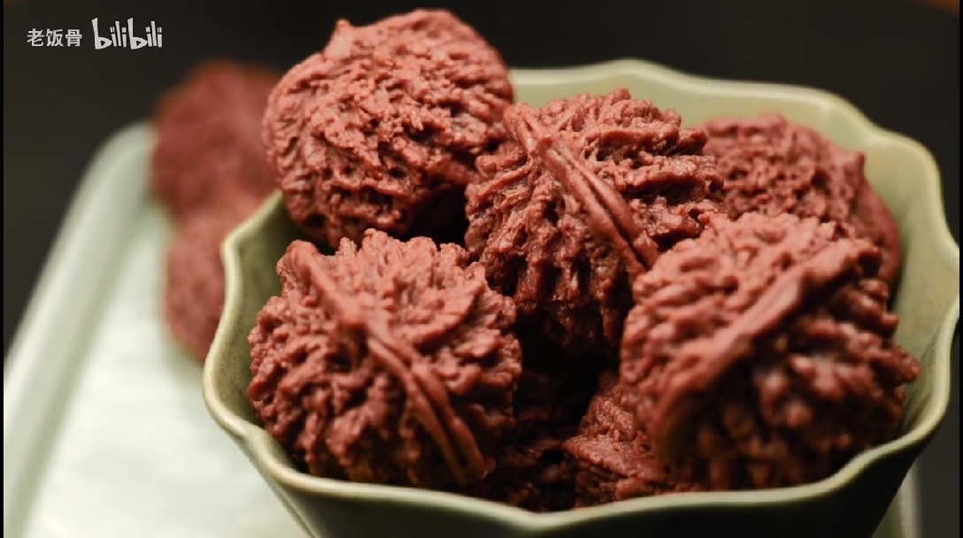 2年盘出一道面果核桃,比真的还要真~ - 哔哩哔哩