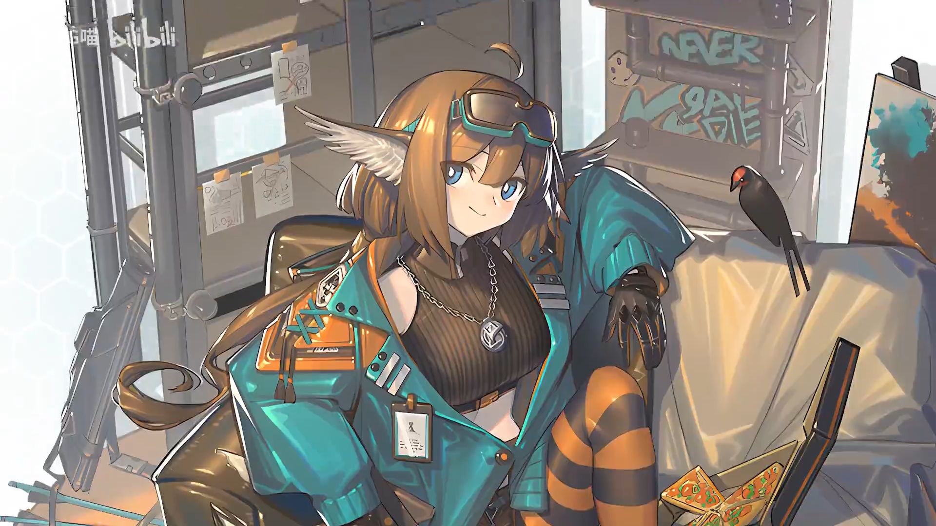 【明日方舟】酸糖 · 新皮肤有多大?慢镜对比才知道!