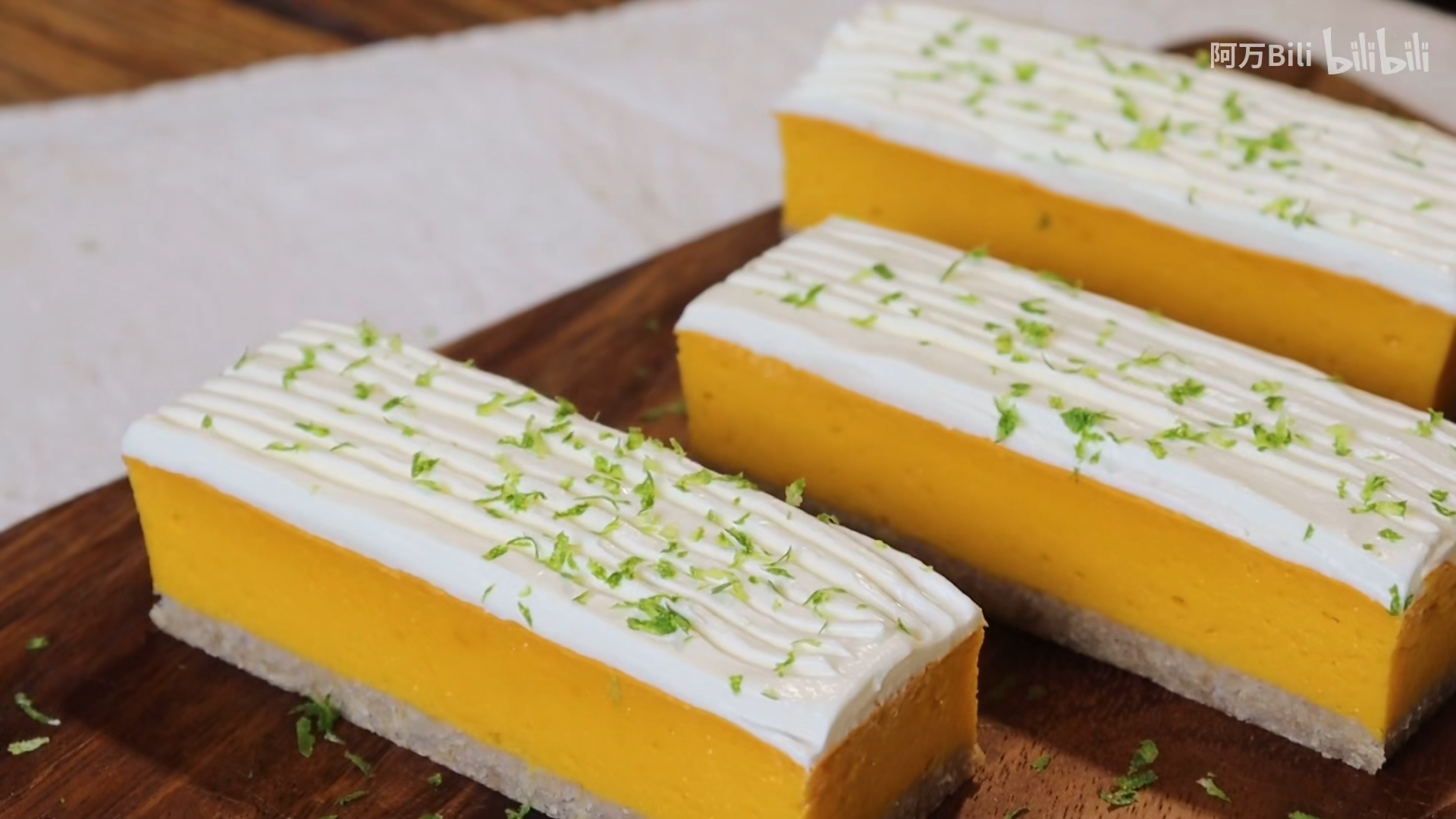 复刻日料店招牌甜品【日式南瓜挞】软糯香甜 - 哔哩哔哩