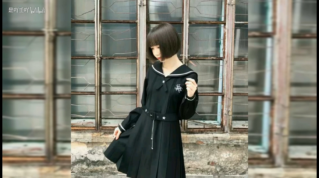黑色jk制服大盘点,一起做个暗黑系"不良"少女吗?