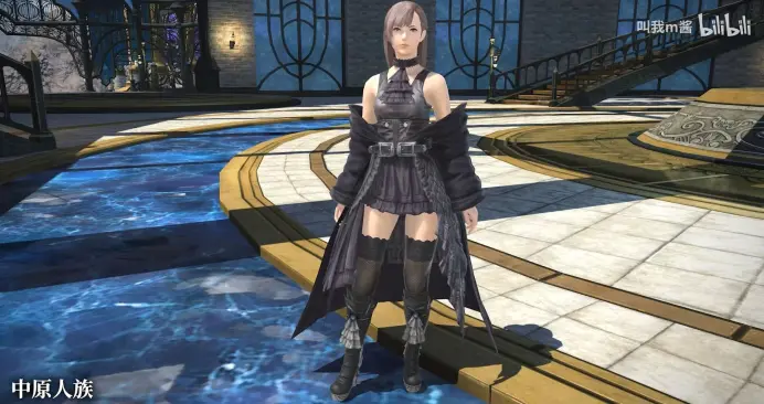 【ff14】6.3新时装:暗之巫女套 盖娅小锤锤武器展示 - 哔哩哔哩