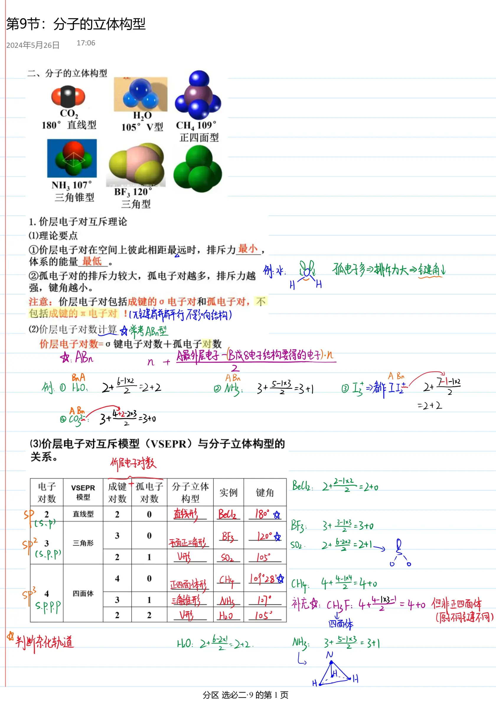 分子的立体构型图片