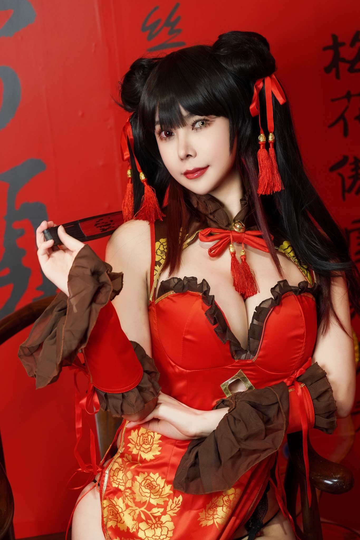 亚马逊鲶鱼 Vol.017 时崎狂三 旗袍[25P1V-547M]-吾爱二次元