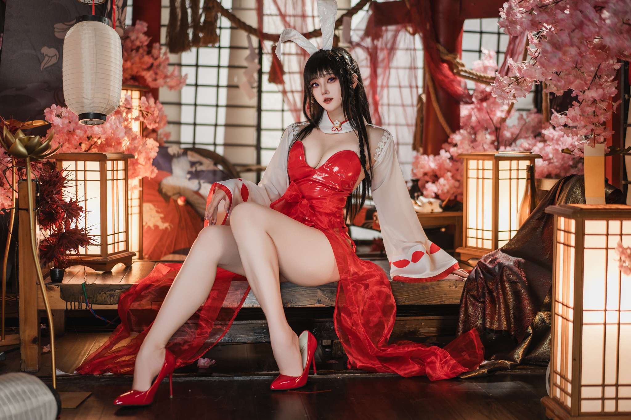 Natsuko夏夏子 Vol.075 碧蓝航线 大山巫女兔[70P-415M]-吾爱二次元