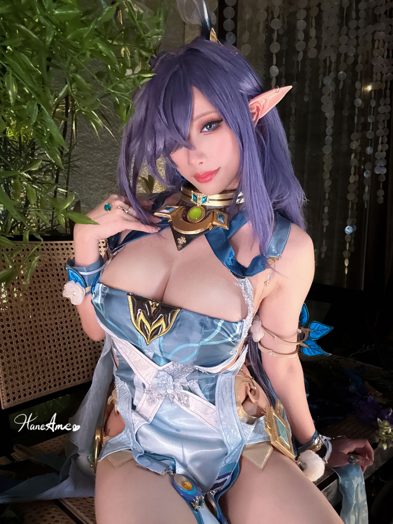 雨波_HaneAme Vol.425 2025年09月订阅 原神 菈乌玛 [40P5V]-蝶影二次元