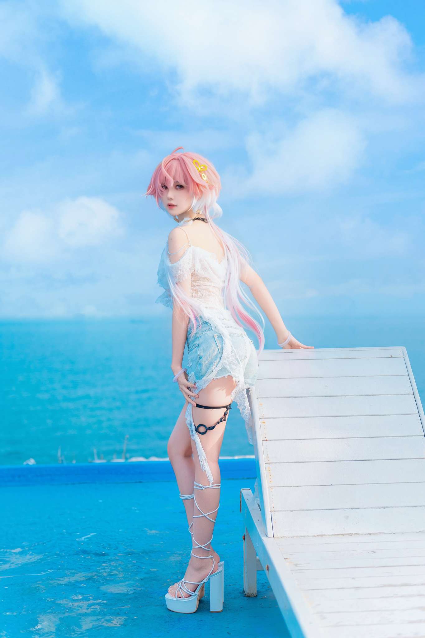 Shika小鹿鹿 Vol.125 鸣潮 长离 海[22P-157M]-吾爱二次元