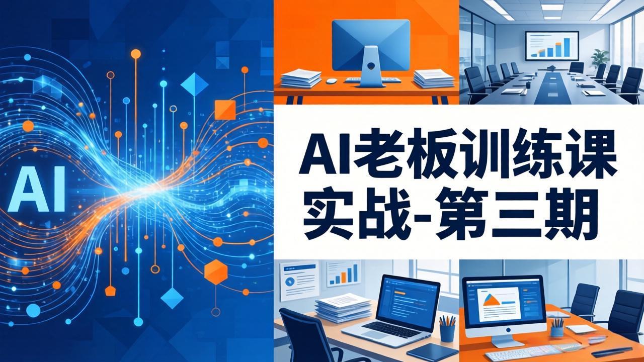 AI老板训练课实战-第三期：AI 内容应用落地教学，从0到1打通AI变现完整路径_-七宝：认真做好一件事