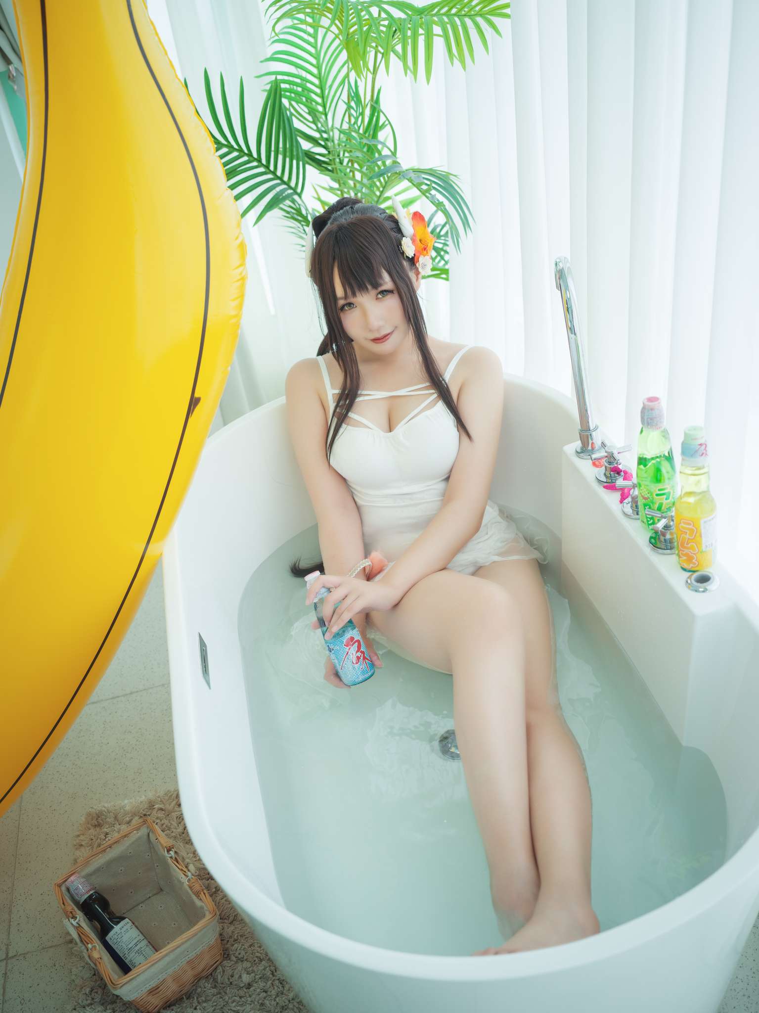 图片[4]-麻花酱 Vol.084 比睿旗袍+泳装 [61P-446MB]-吾爱二次元