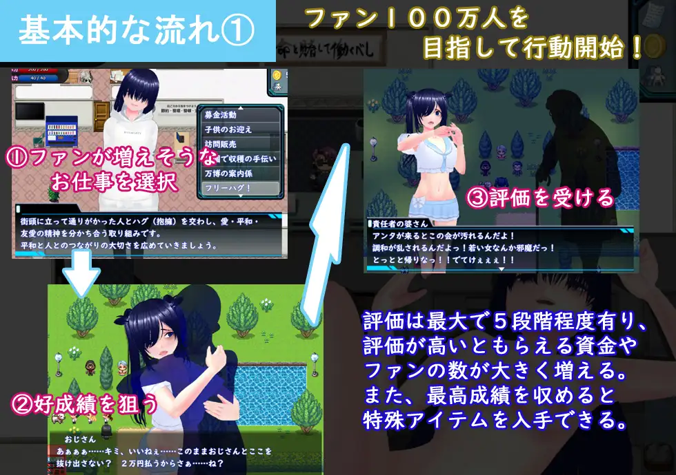 目标！阴角与TOP偶像！/めざせ！ 陰キャとTOPアイドルを！ V1.0|角色扮演|容量1G|汉化版-星游乐园