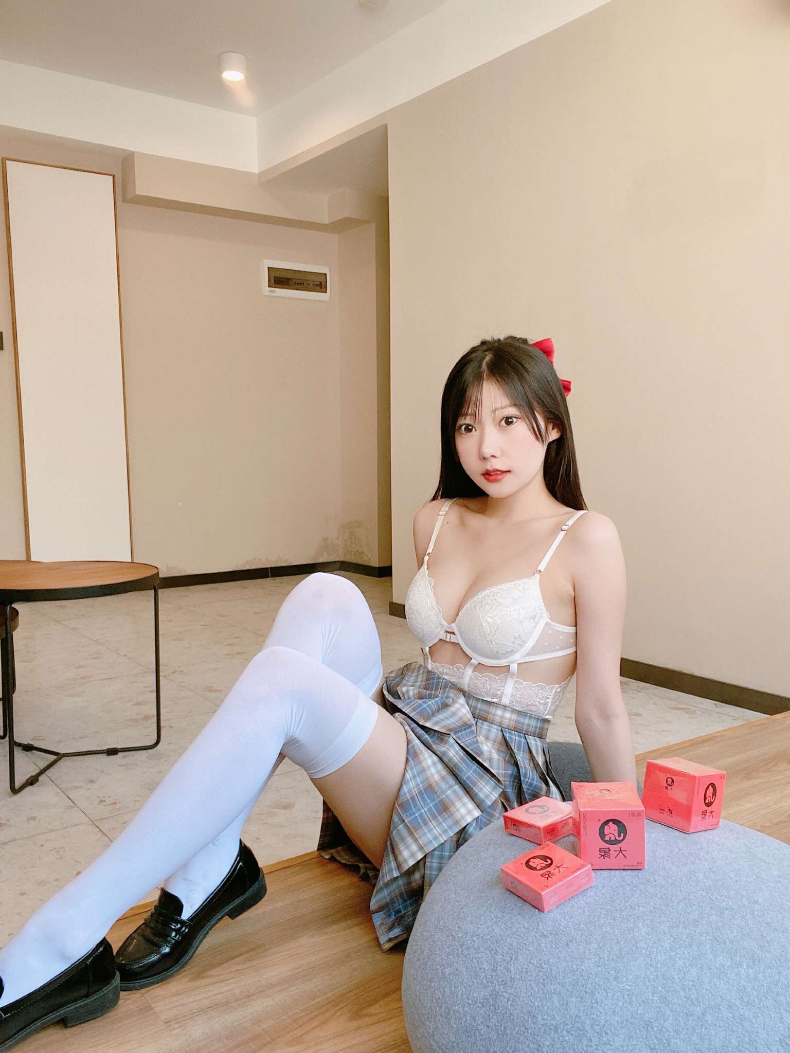 香草喵露露 Vol.064 大象 JK格子裙[30P-96M]-吾爱二次元