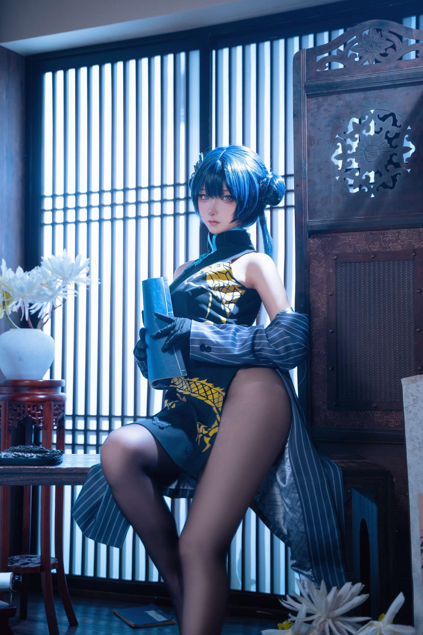 Seya-狮砸 Vol.043 蔚蓝档案 妃咲 旗袍[12P-138M]-吾爱二次元